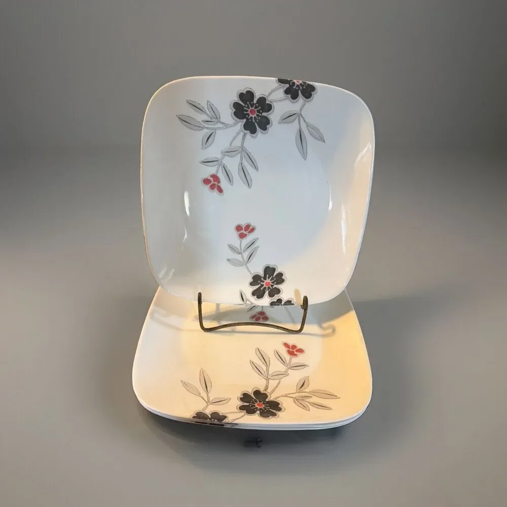 Corelle MANDARIN FLOWERS 10.5” Dinner Plates (Set Of 4)